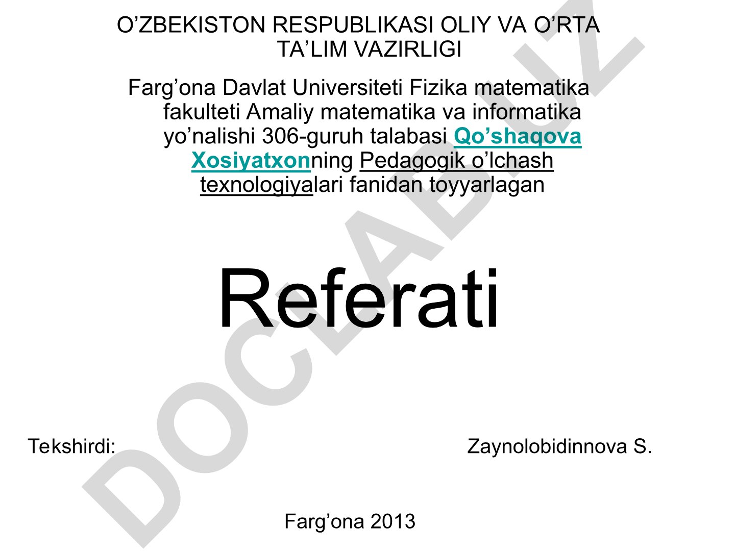 Интернетда ахборот қидирув тизимлари