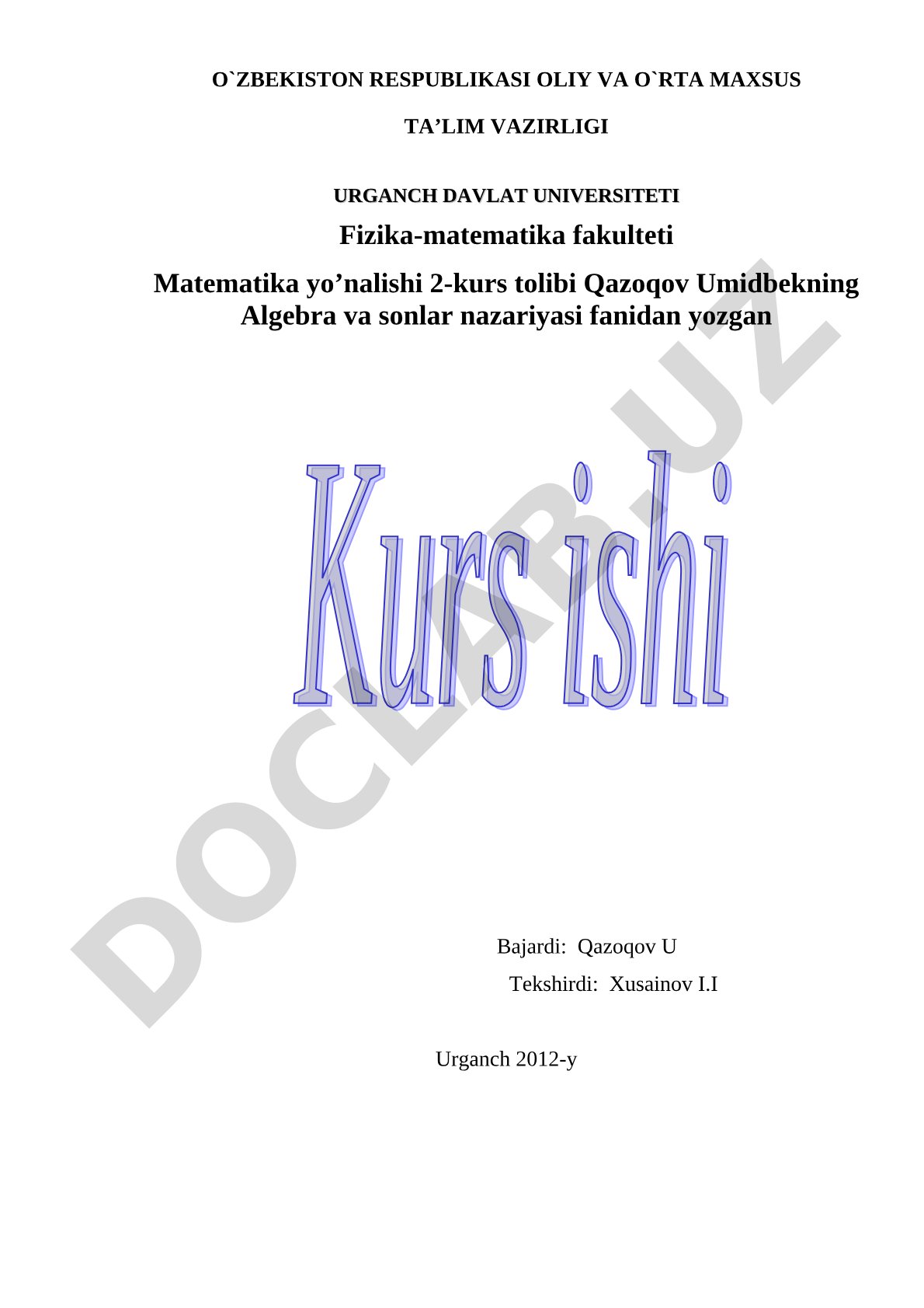 Musbat raqam sonlar