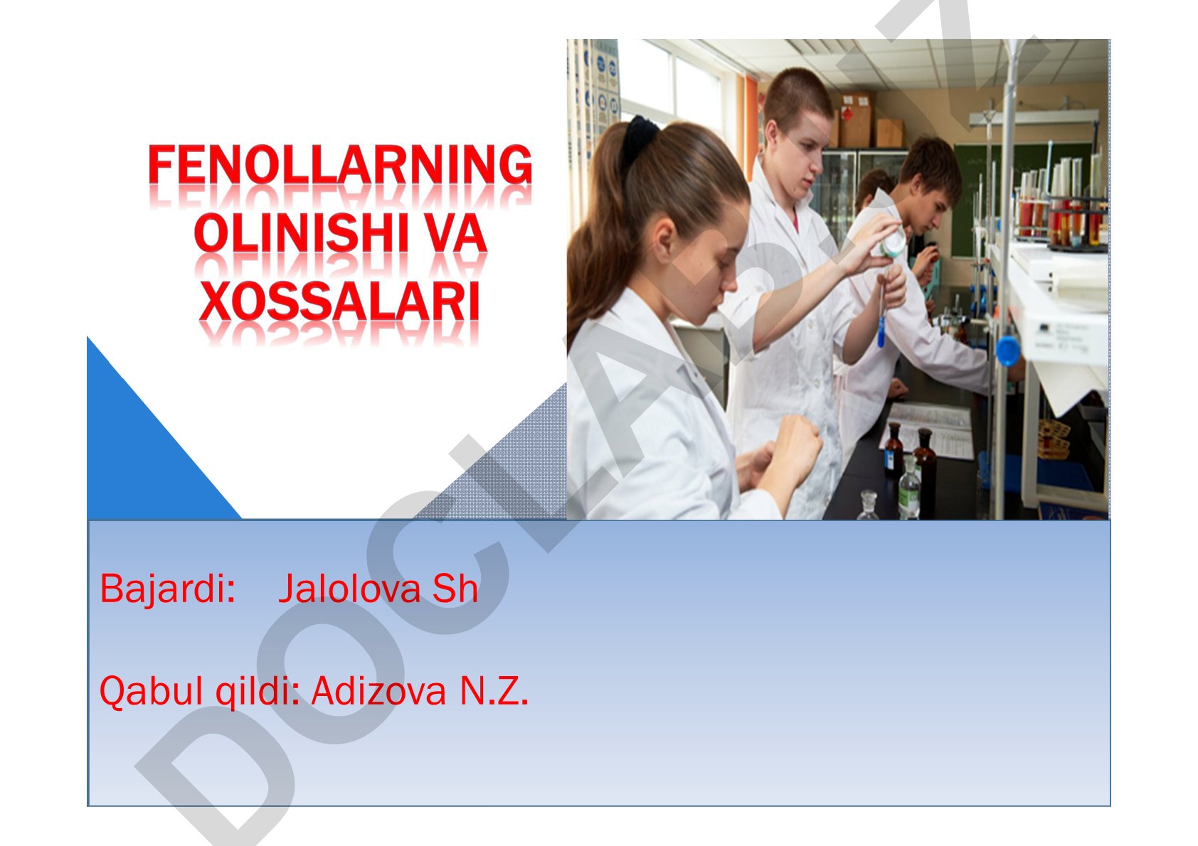 Fenollar va aromatik spirtlar: tuzilishi, olinishi, xossalari va ishlatilishi