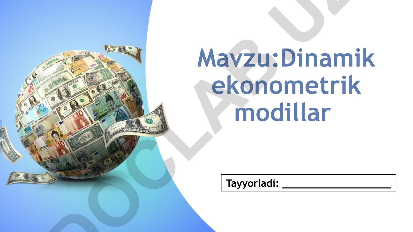 Dinamik ekonometrik modellar