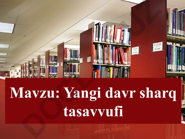 Yangi davr sharq tasavvufi