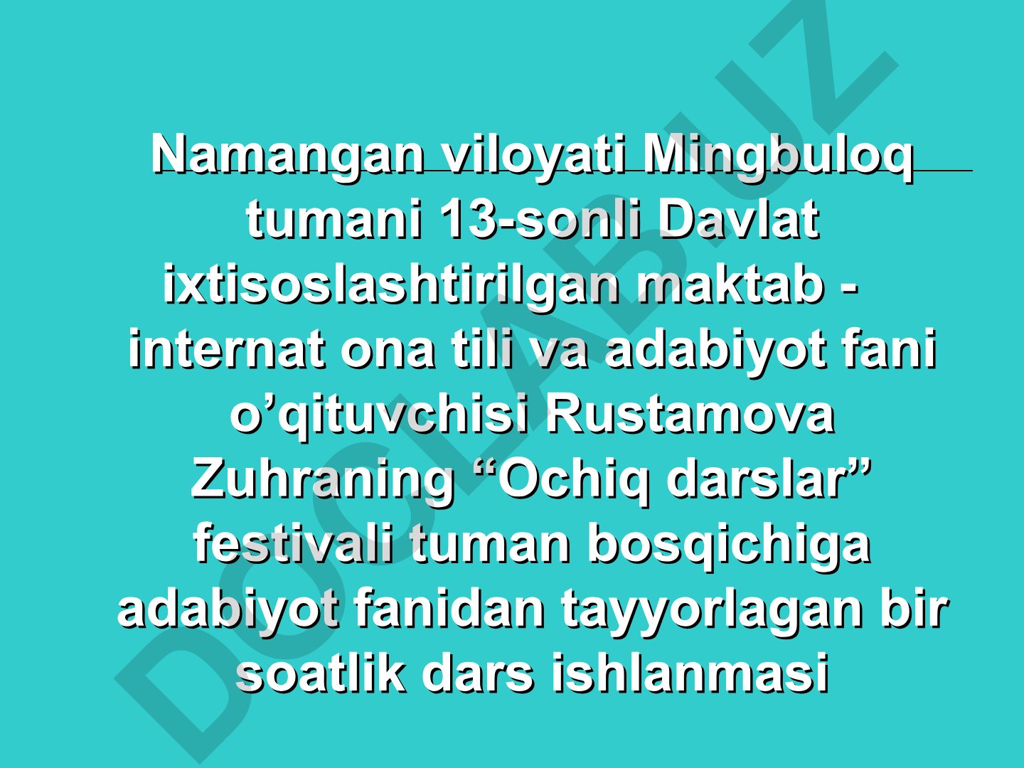 Abdulla Qahhorning “O’g’ri” hikoyasi tahlili
