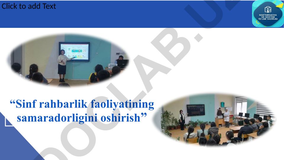 Sinf rahbarlik faoliyatining samaradorligini oshirish