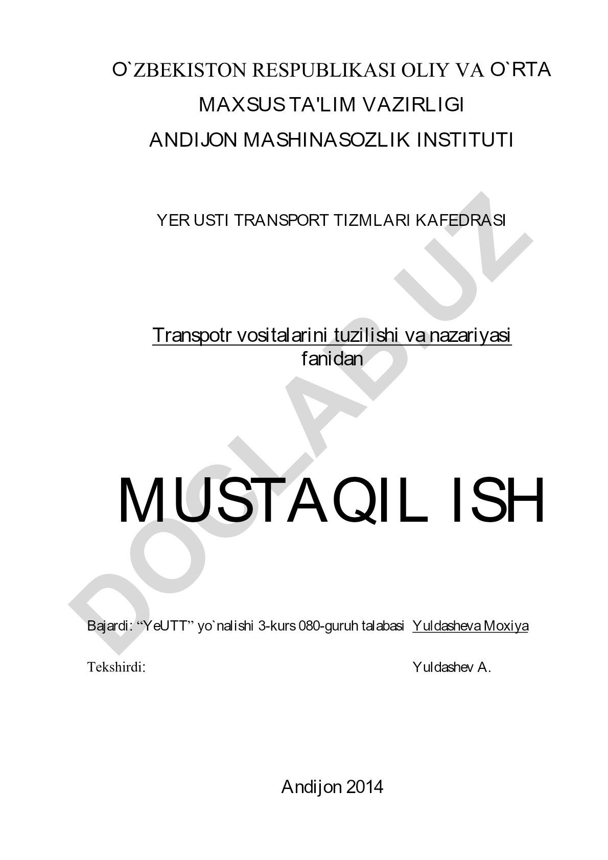 Yonilg'i turiga qarab dvigatellarni turkumlanishi