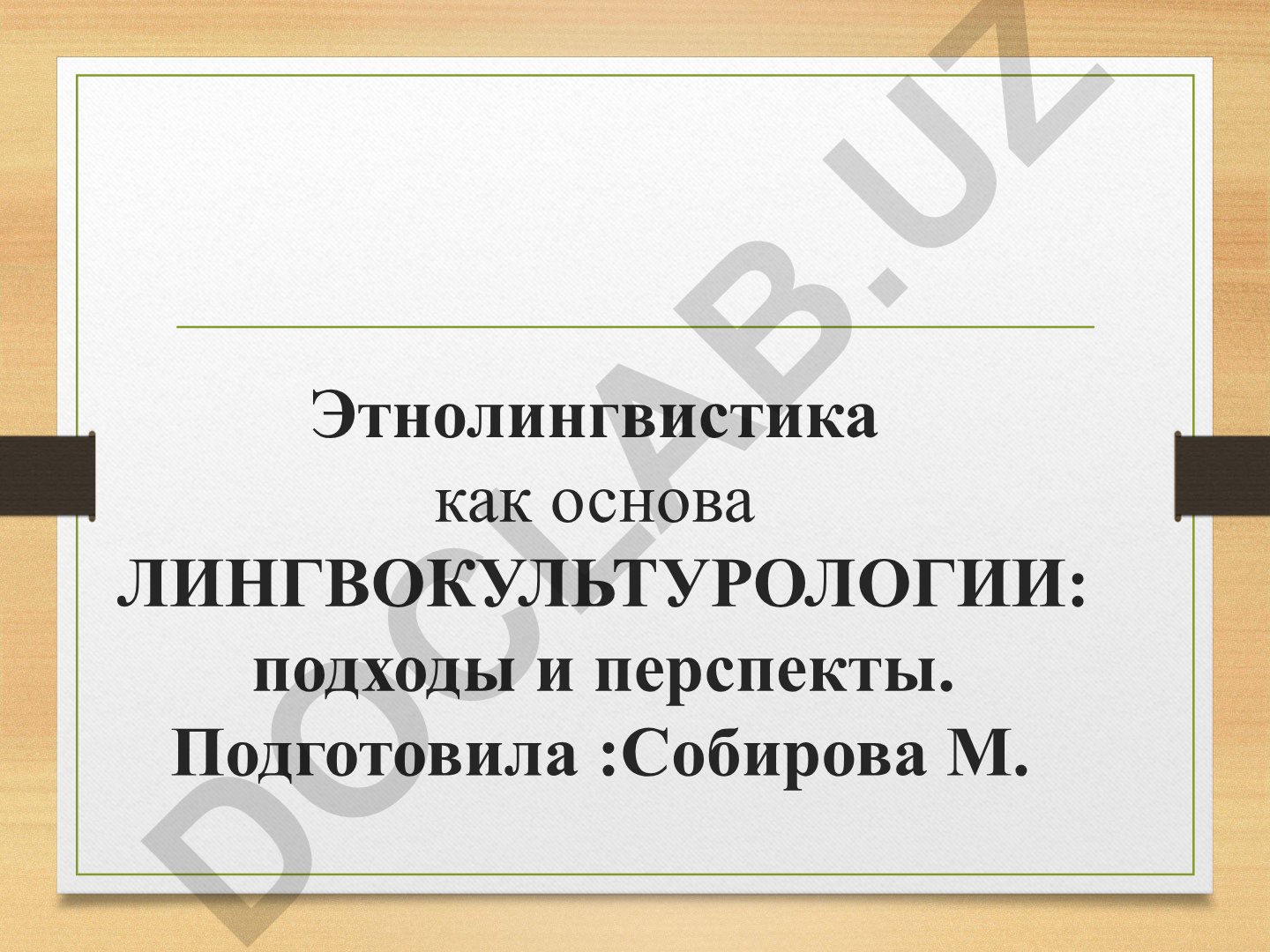 Этнолингвистика как основа лингвокультурологии: подходы и перспективы