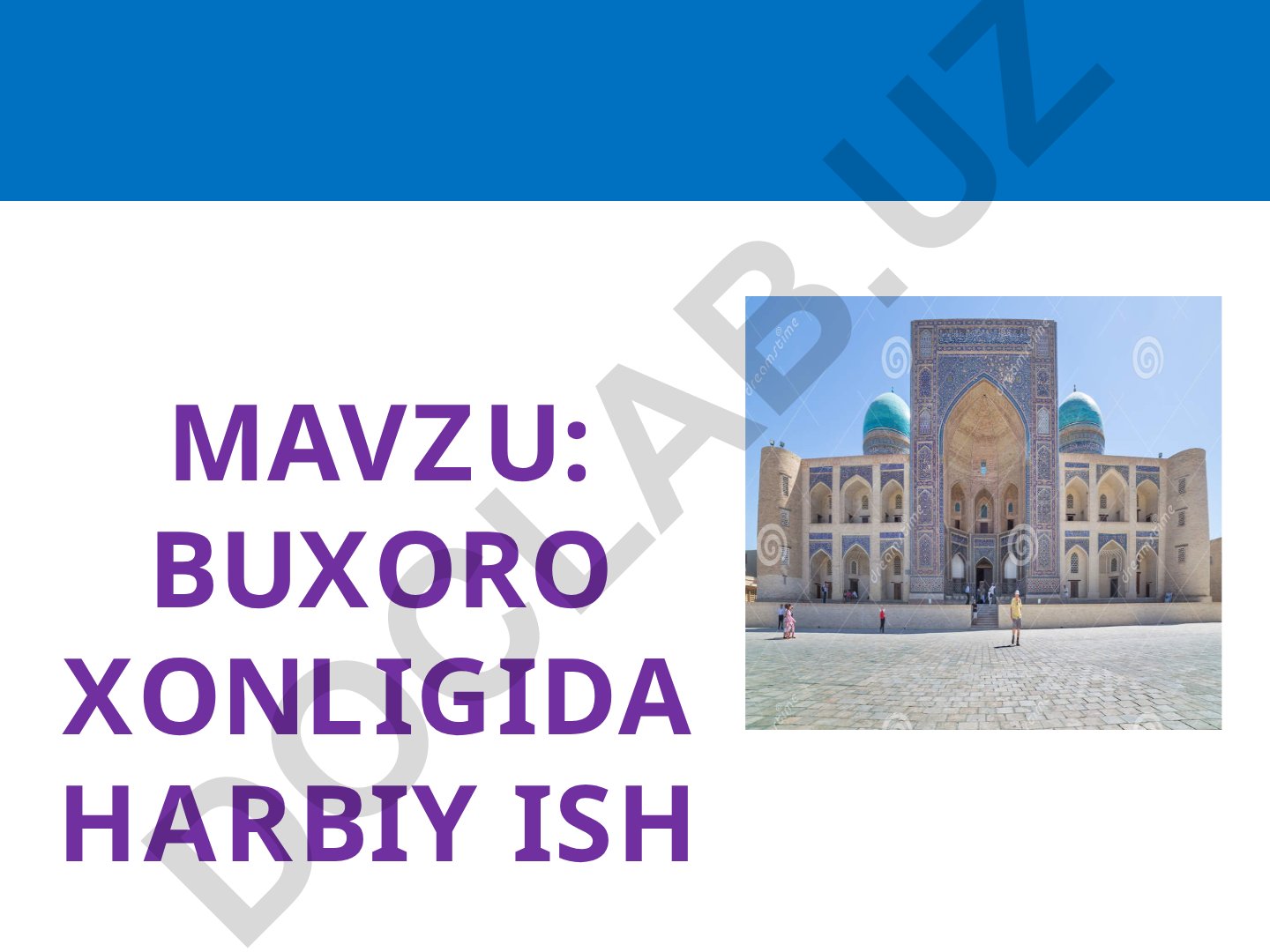 Buxoro xonligida harbiy tizimning shakllanishi va tarixiy asoslari