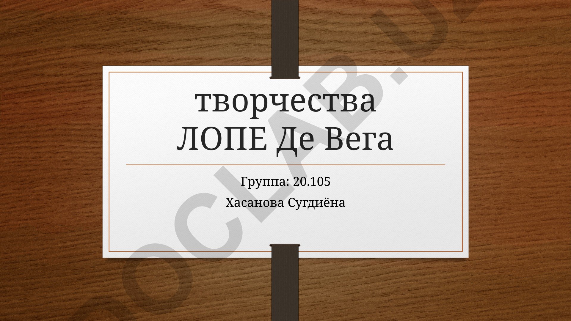 Лопе де Вега: биография и творчество испанского драматурга