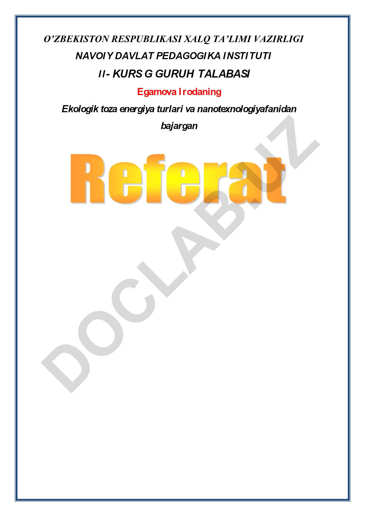 Noan'anaviy energiya manbalari