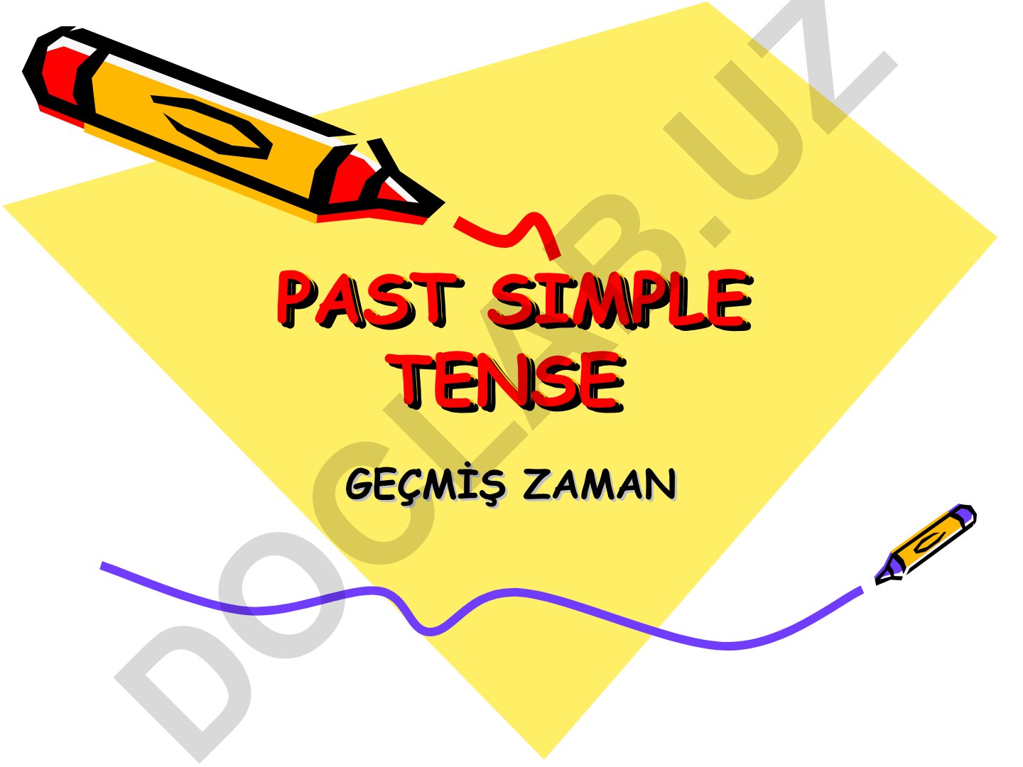 Simple Past Tense Usage and Structure