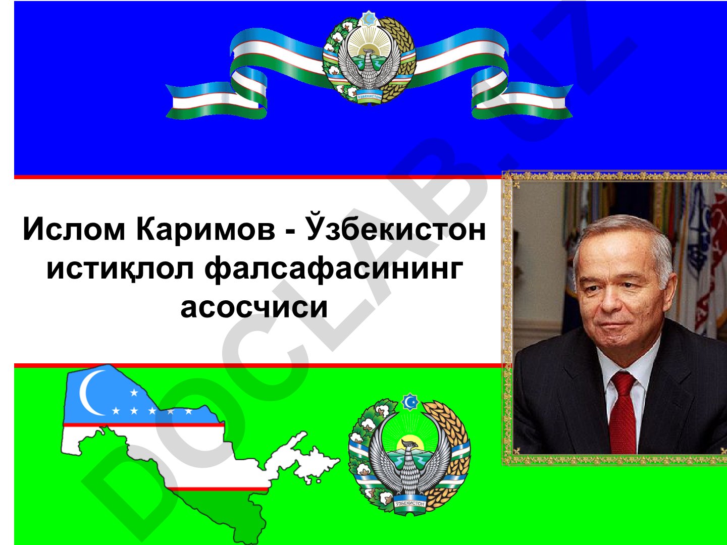 Ислом Каримов - Ўзбекистон истиқлол фалсафасининг асосчиси