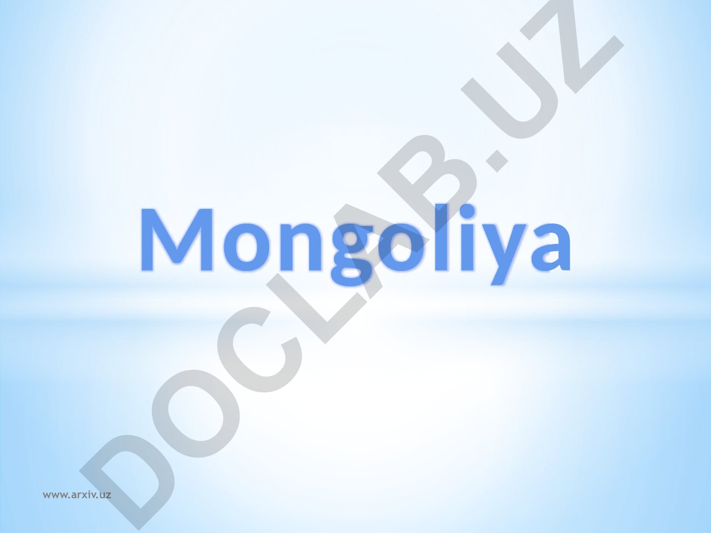 Mongoliya davlat tuzumi, tarixi va O'zbekiston-Mo'g'uliston munosabatlari