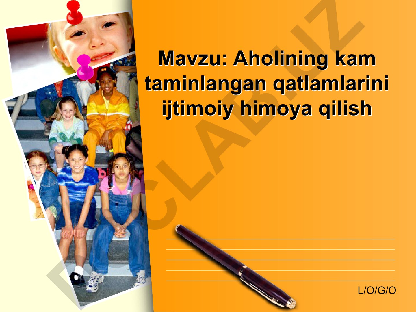 Aholining kam taminlangan qatlamlarini ijtimoiy himoya qilish