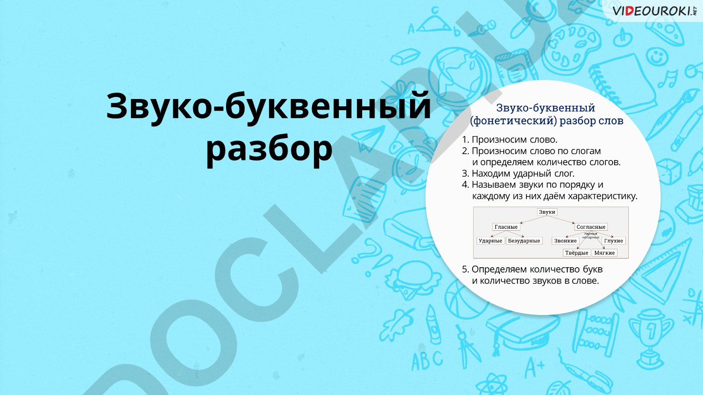 Звуко-буквенный разбор в русском языке