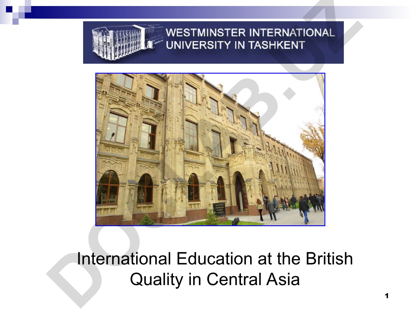 International Education at the British Quality in Central Asia