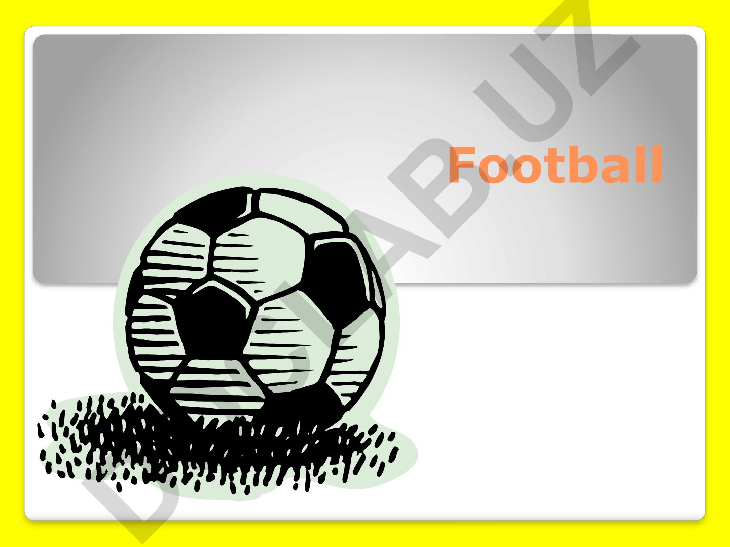 Futbol qoidalari va maydon tuzilishi