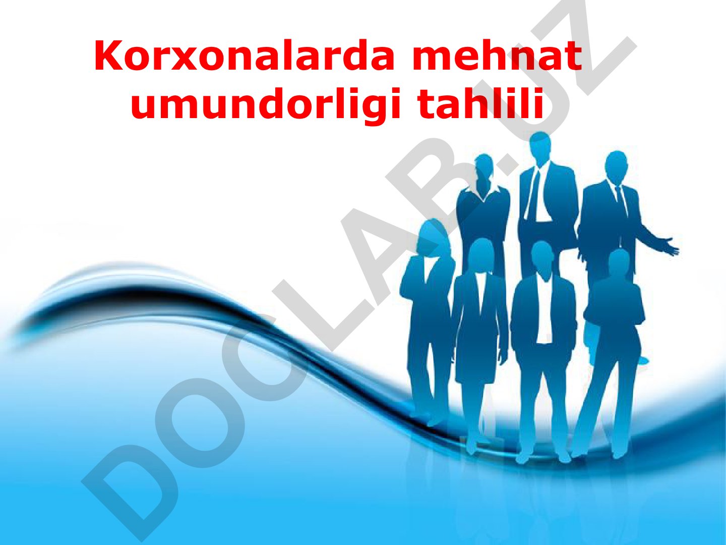 Korxonalarda mehnat unumdorligi tahlili va ish haqi bilan aloqadorligi
