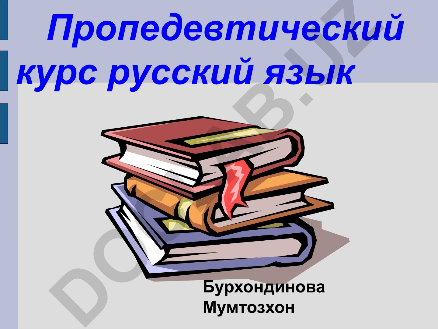 Число имен существительных в русском языке