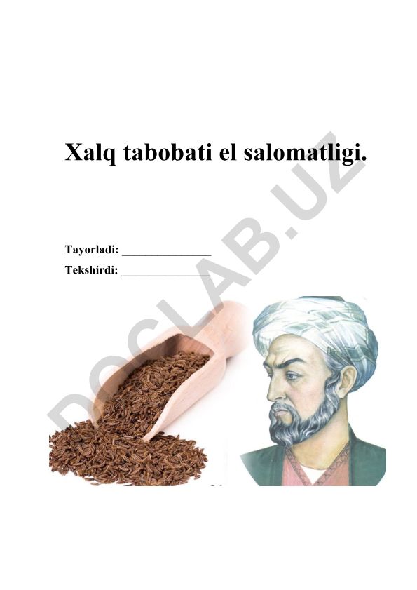 Xalq tabobati (anʼanaviy tibbiyot) haqida