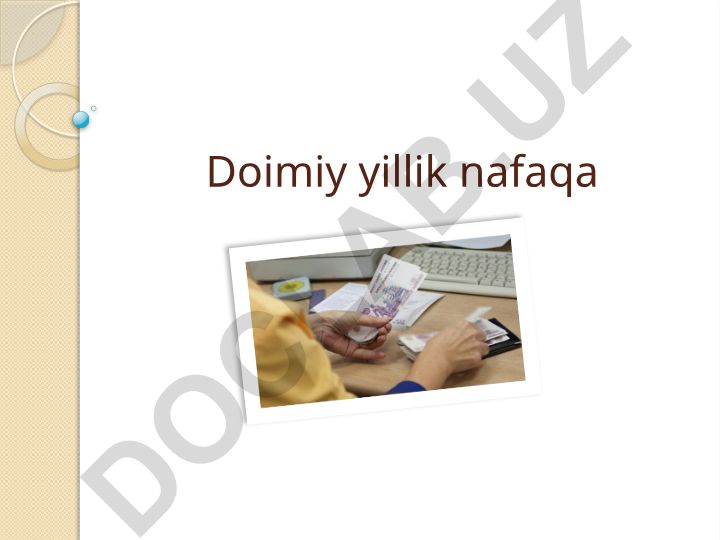Davlat ijtimoiy to'lovlari va doimiy yillik nafaqa