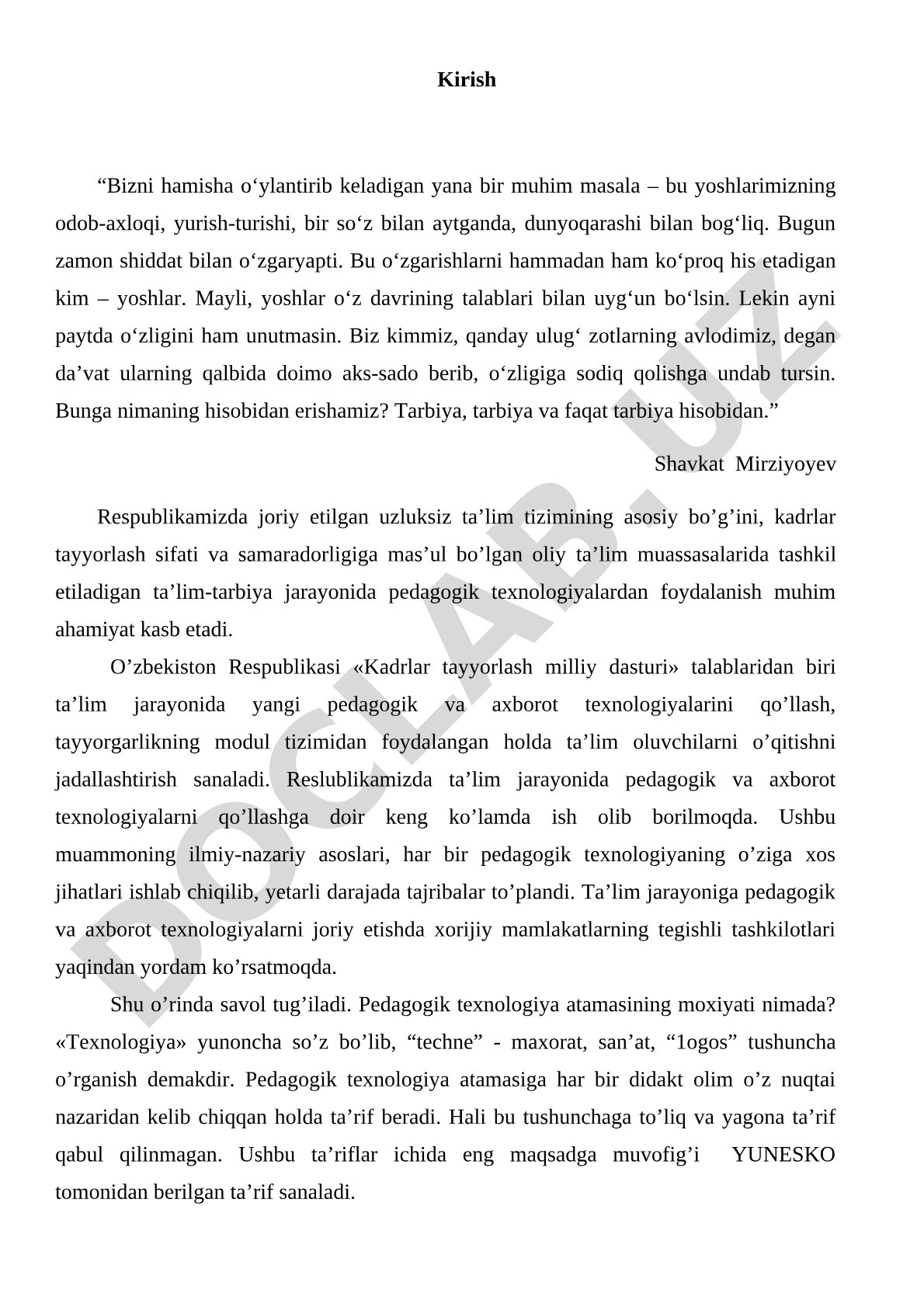 Yoshlarning odob-axloqi va tarbiyasi masalalari