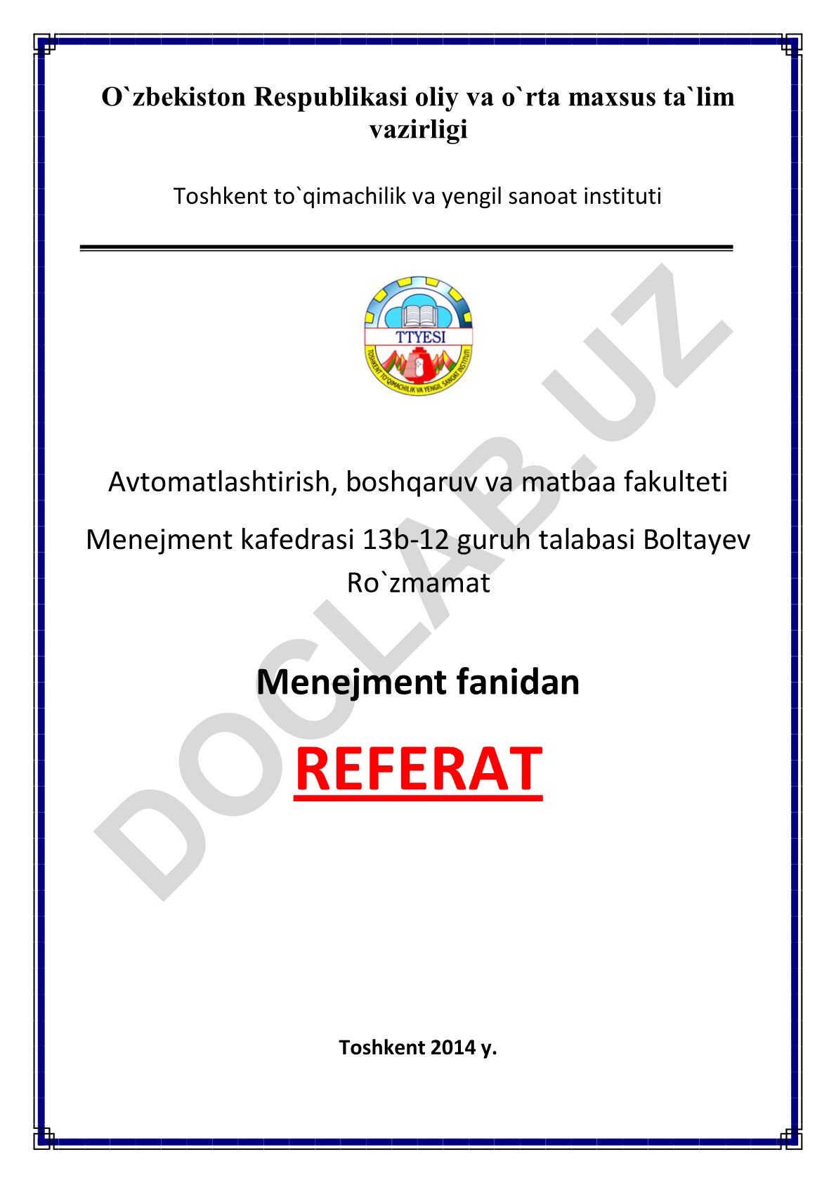 Korxonada kadrlar, bandlik va mehnat unumdorligi
