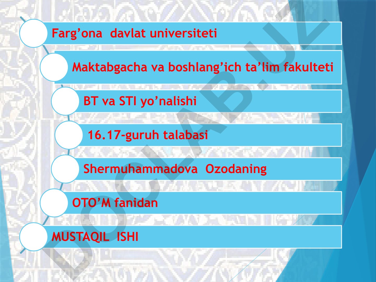 His-hayajon gap. 98-100-mashqlar