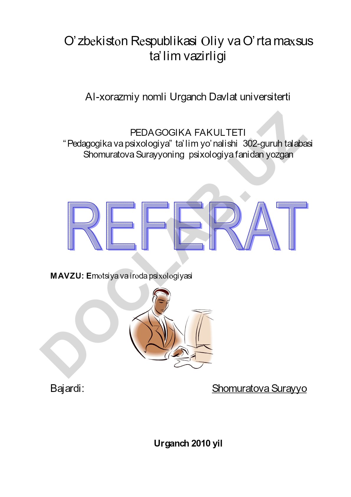 Emotsiya va iroda psixologiyasi