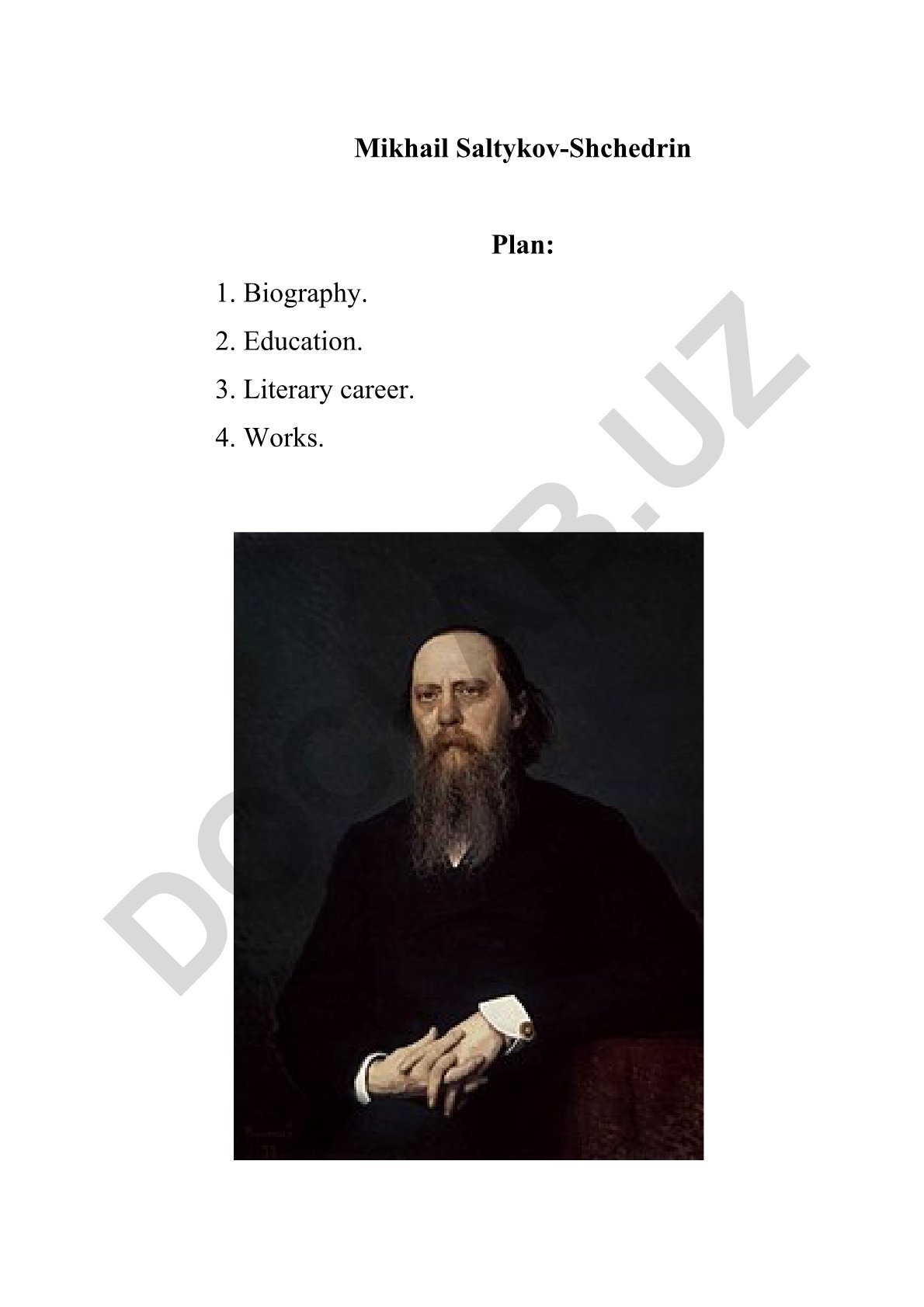 Mikhail Saltykov-Shchedrin: Biography, Education, Literary Career, Works