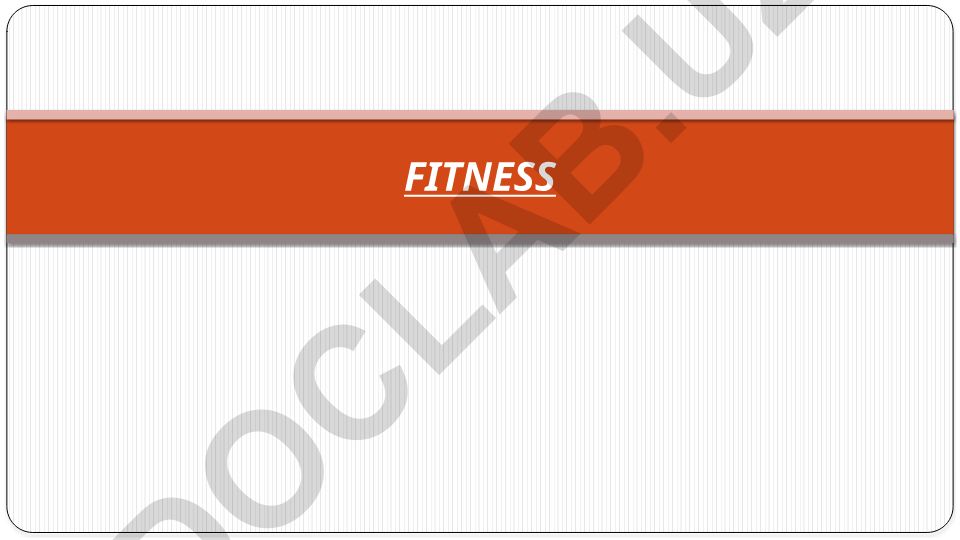 Sport turlari va fitnes haqida taqdimot