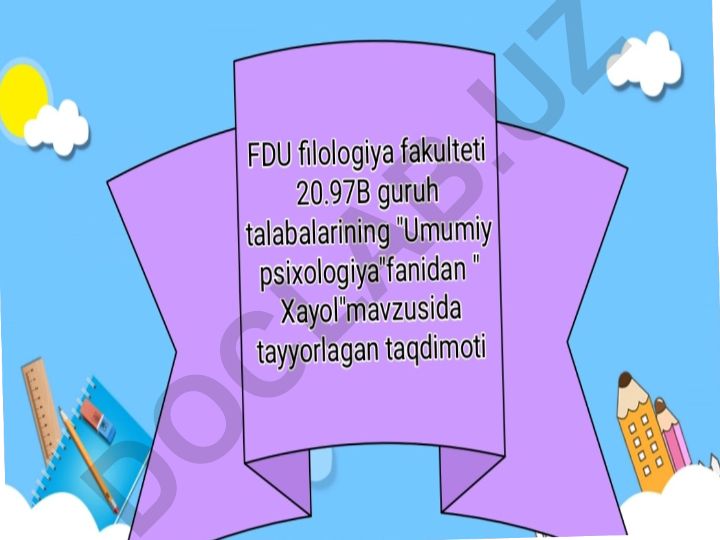Xayol va uning fiziologik asosi, turlari, jarayonlari va ijodkorlik bilan bog'liqligi