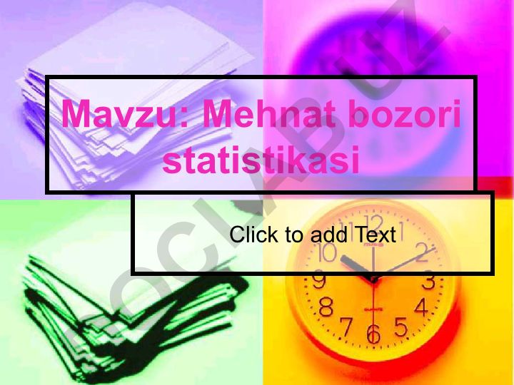 Mehnat bozori statistikasi