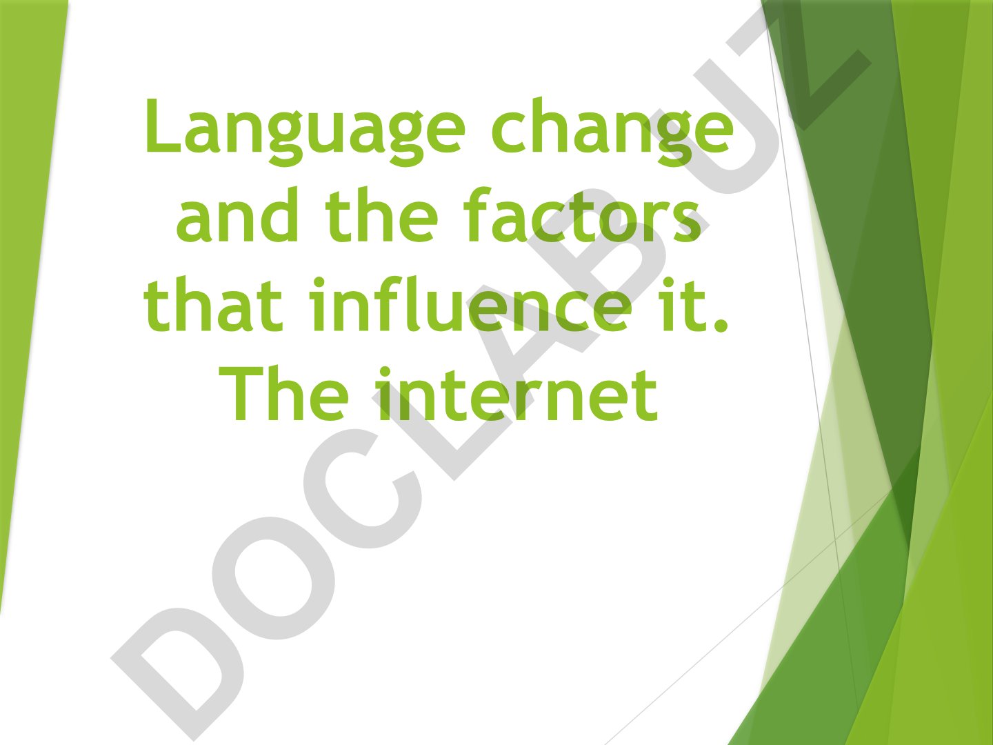 Language change and the factors that influence it