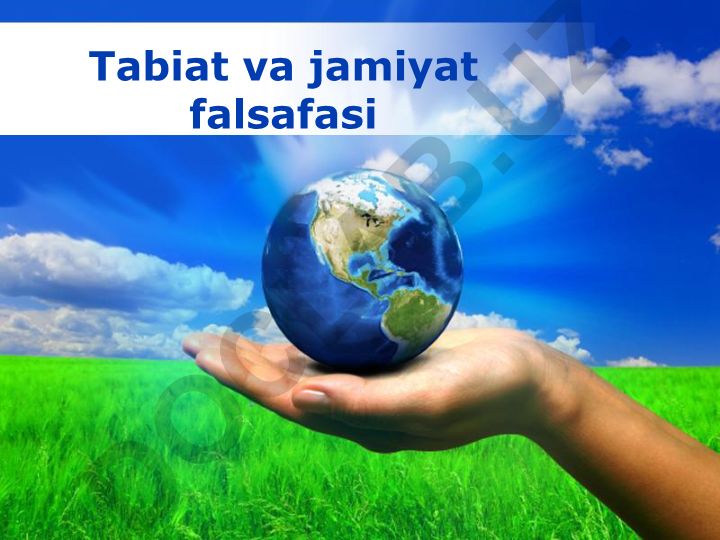 Tabiat va jamiyat falsafasi