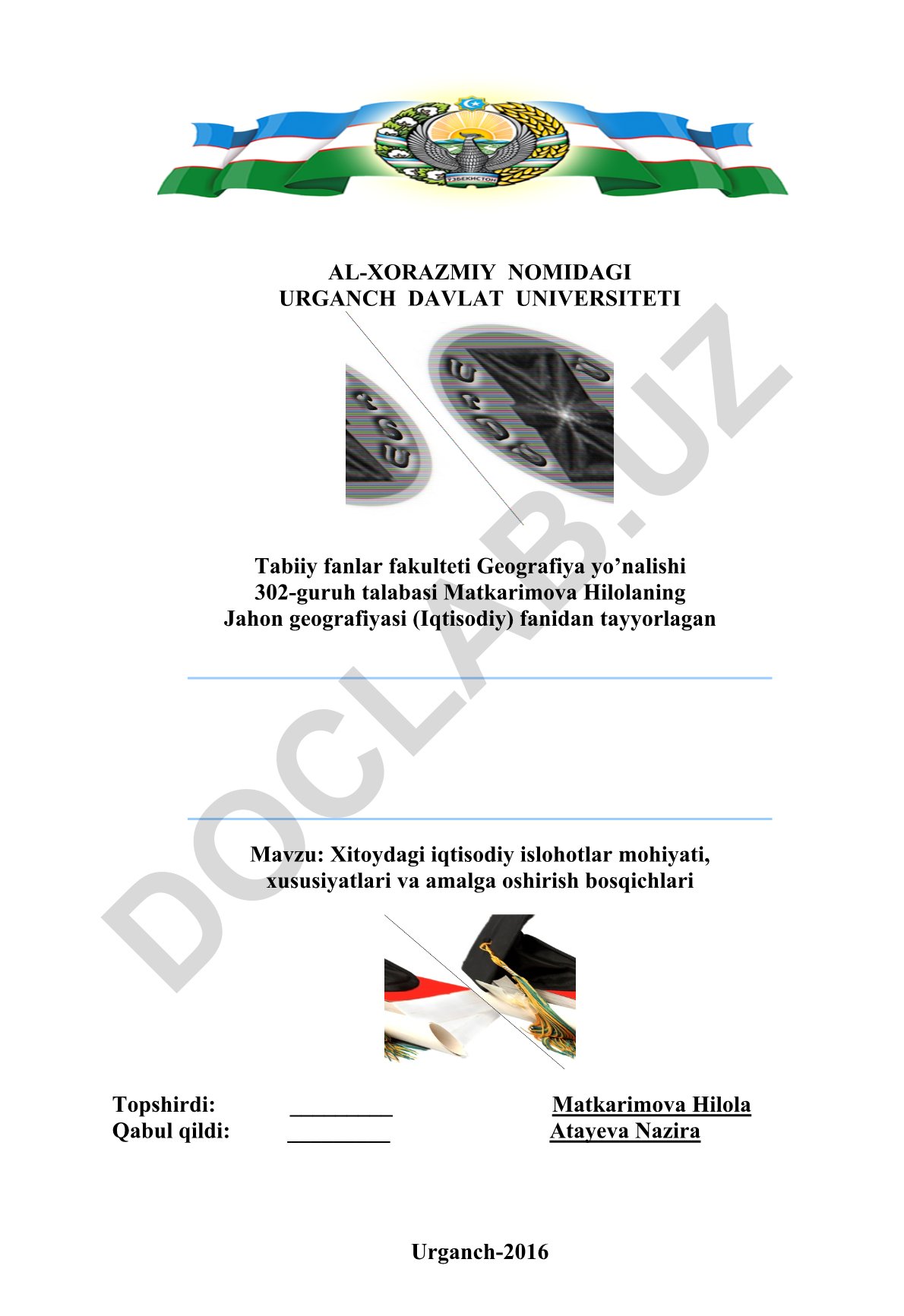 Xitoydagi iqtisodiy islohotlar mohiyati, xususiyatlari va amalga oshirish bosqichlari