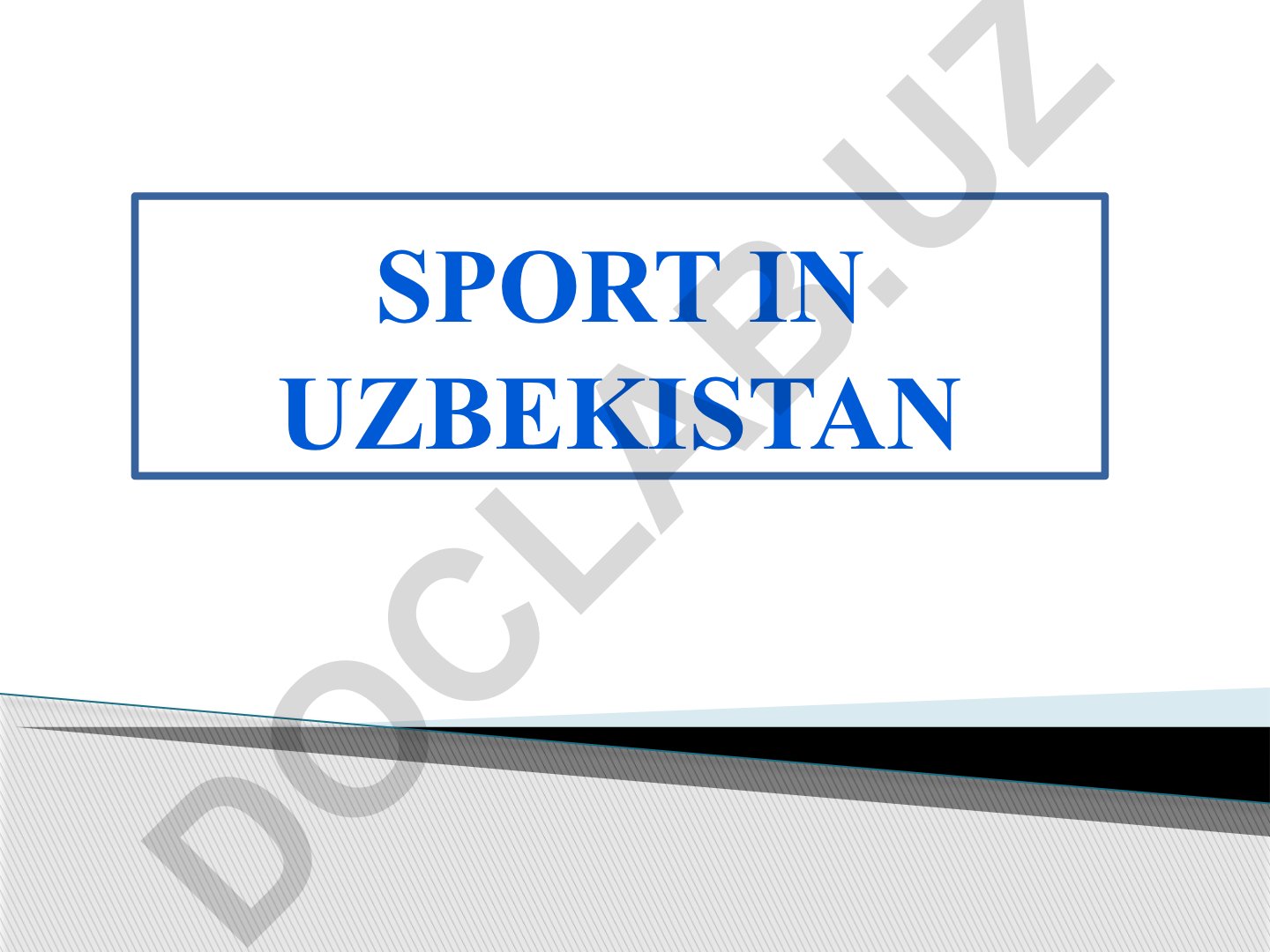 Sport in Uzbekistan and England: Questions and Vocabulary