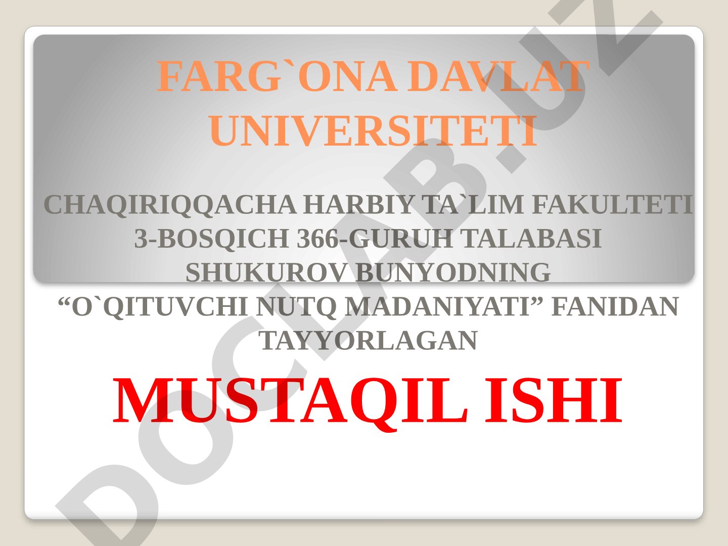 G'arb madaniyatida notiqlik san'ati tarixi