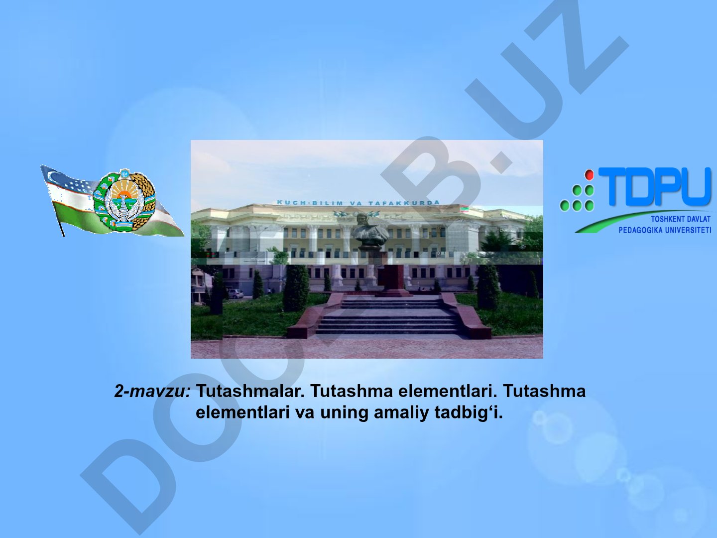 Tutashmalar va ularning amaliy tadbiqi