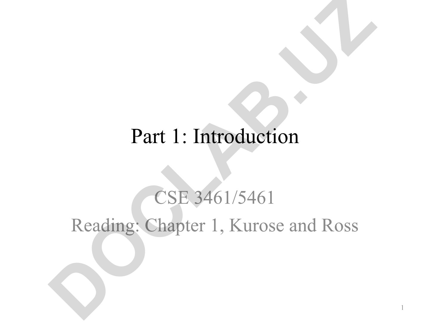 Computer Networking Introduction and Overview