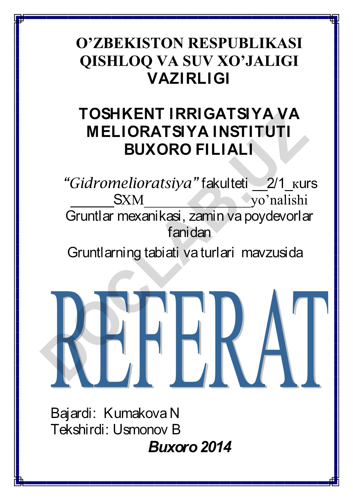 Gruntlarning tabiati va turlari