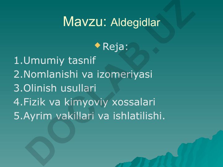 Aldegidlar