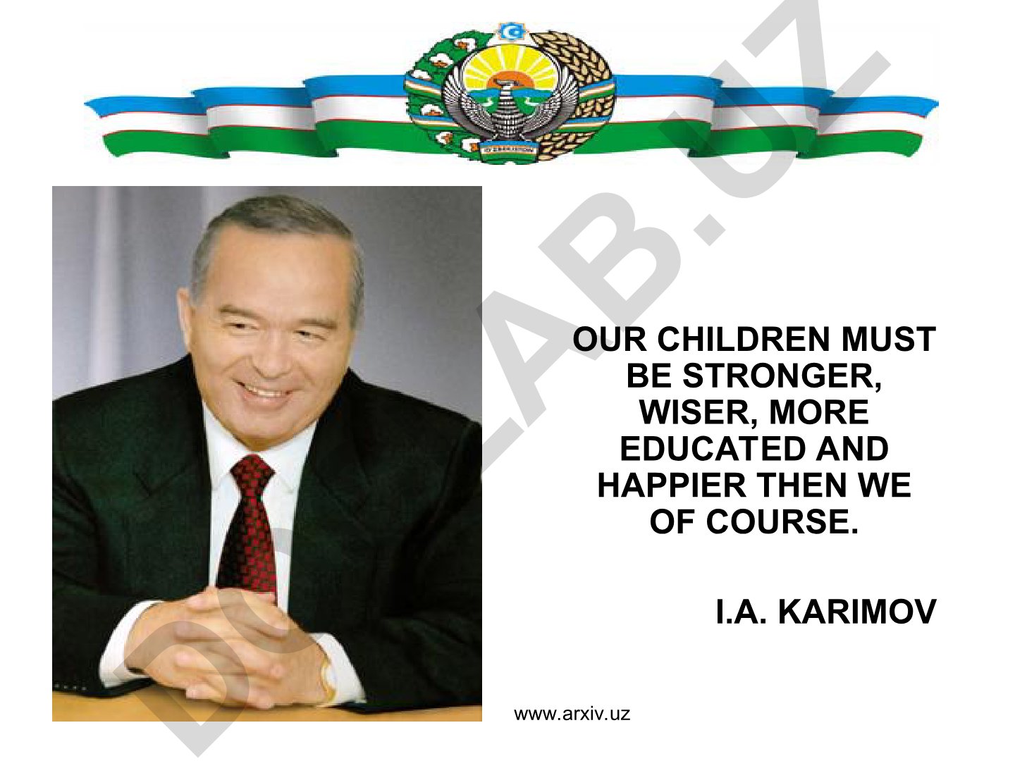 Spiritual and national traditions in Uzbekistan's educational reforms