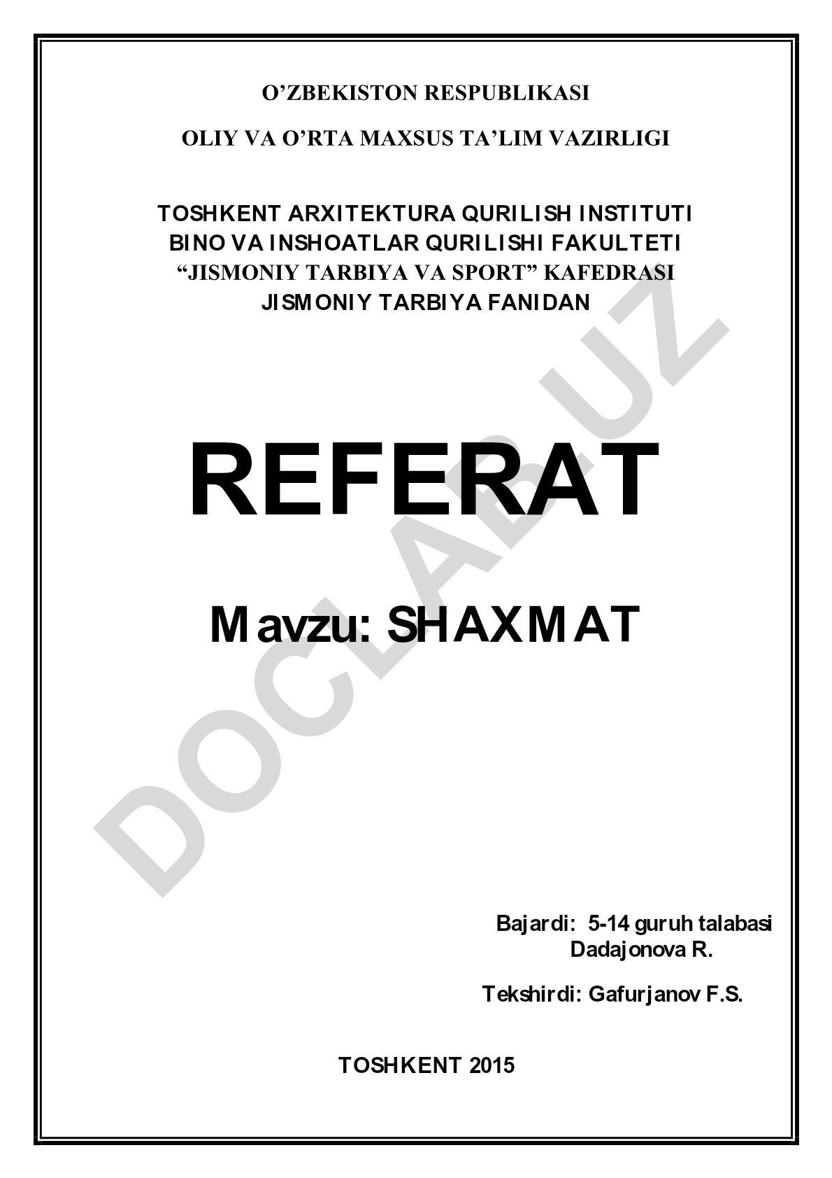Shaxmat