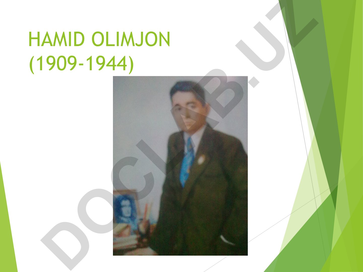 Hamid Olimjon hayoti va ijodining o'rganilishi
