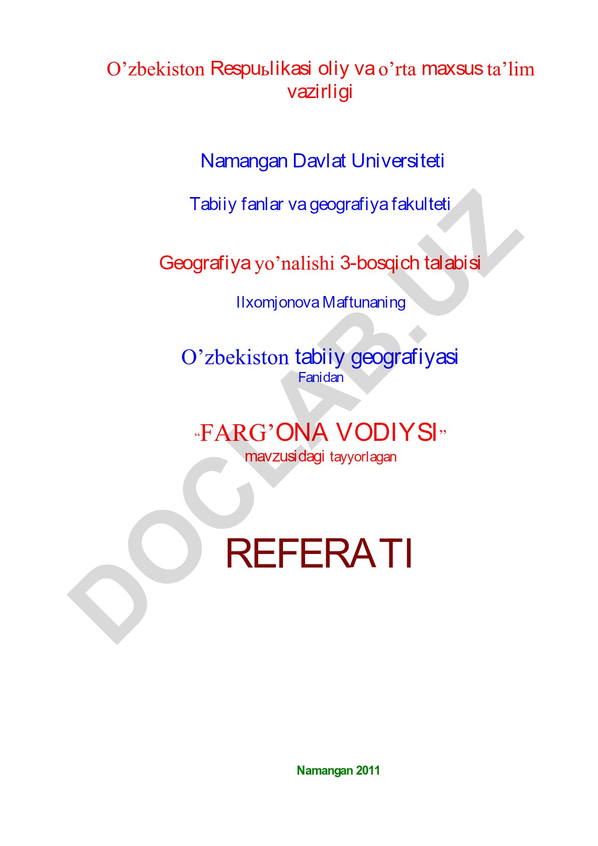 Farg'ona vodiysi