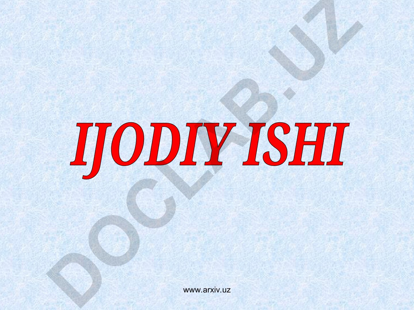 Paxta tolasini qabul qilish, saqlash va ip xossalari