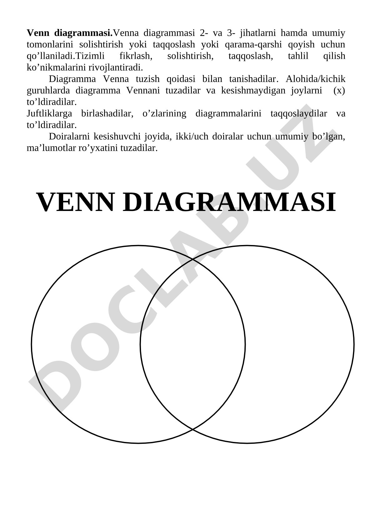 Venn diagrammasi