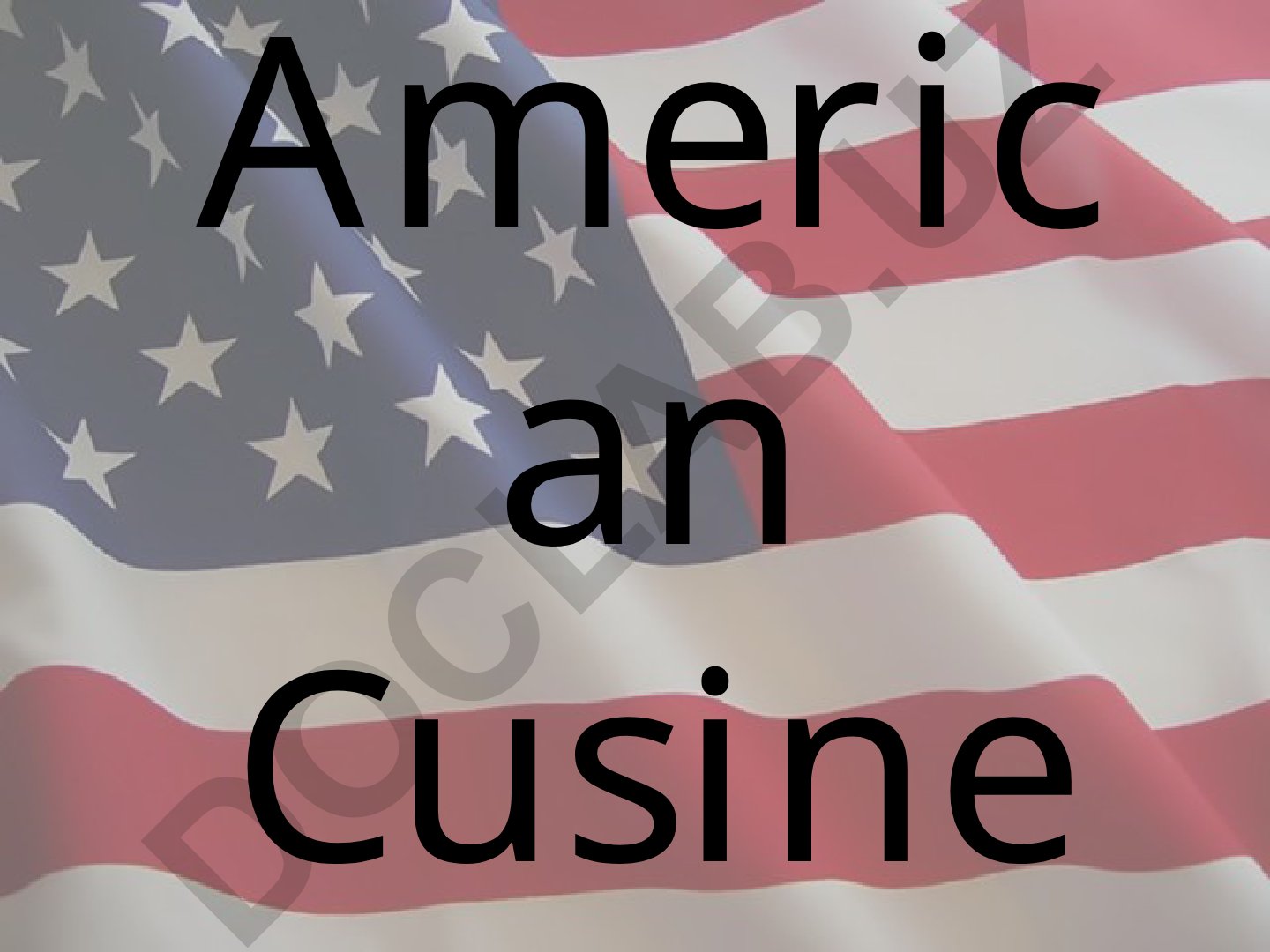 Amerika oshxonasining turli mintaqaviy taomlari