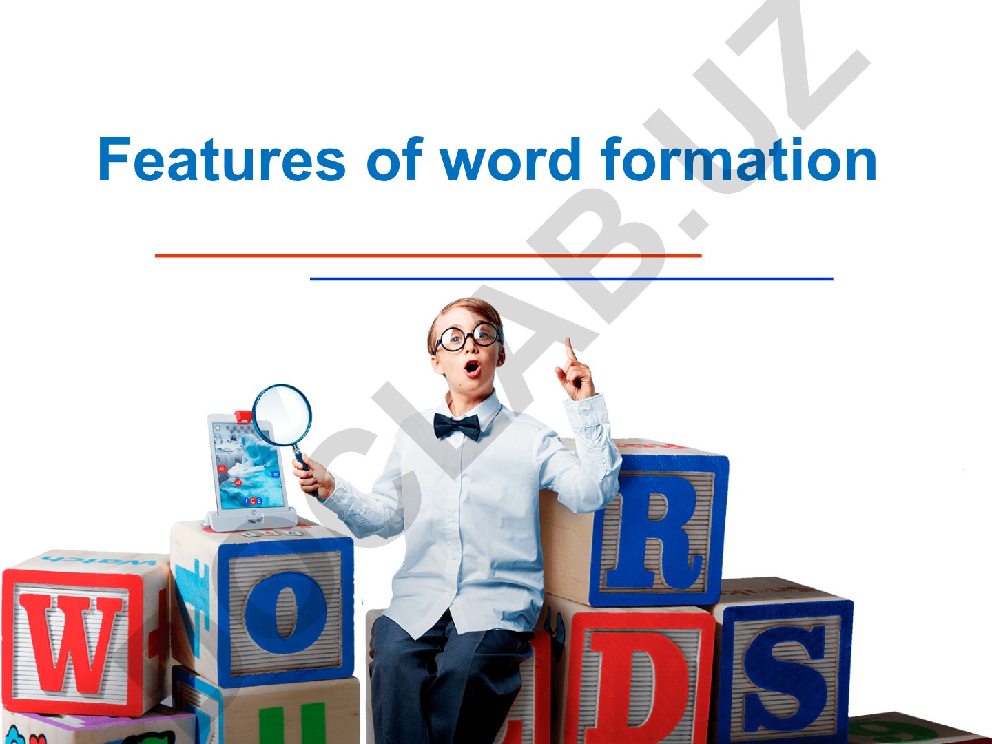 Features of word formation in English language
