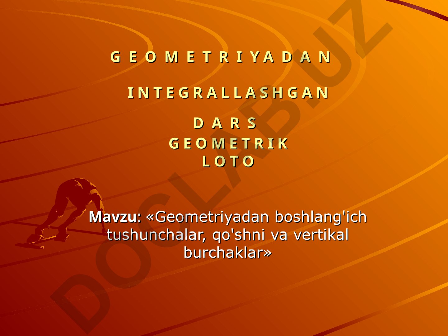 Geometriyadan boshlang'ich tushunchalar, qo'shni va vertikal burchaklar