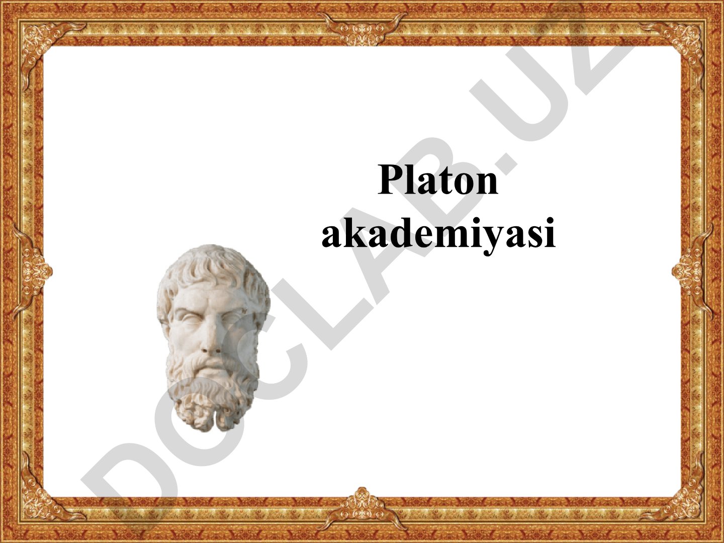 Platon akademiyasi tarixi va tashkil etilishi